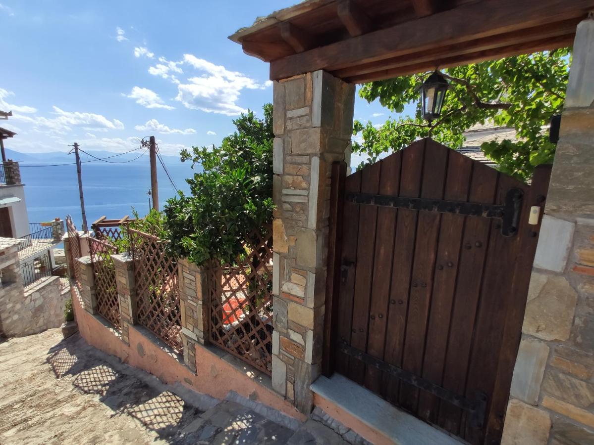 The Pagasetic Balcony - Magestic Sea Cottage โวโลส ภายนอก รูปภาพ