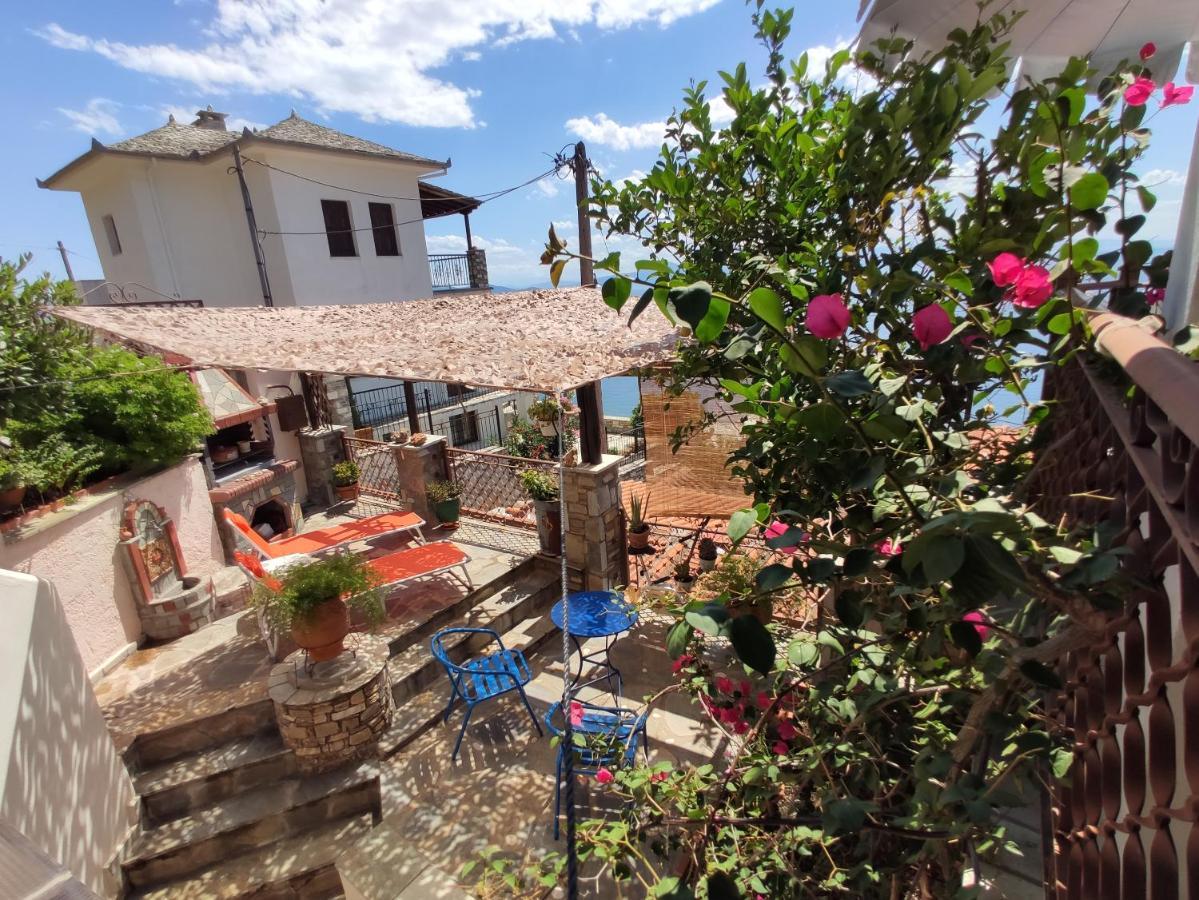 The Pagasetic Balcony - Magestic Sea Cottage โวโลส ภายนอก รูปภาพ