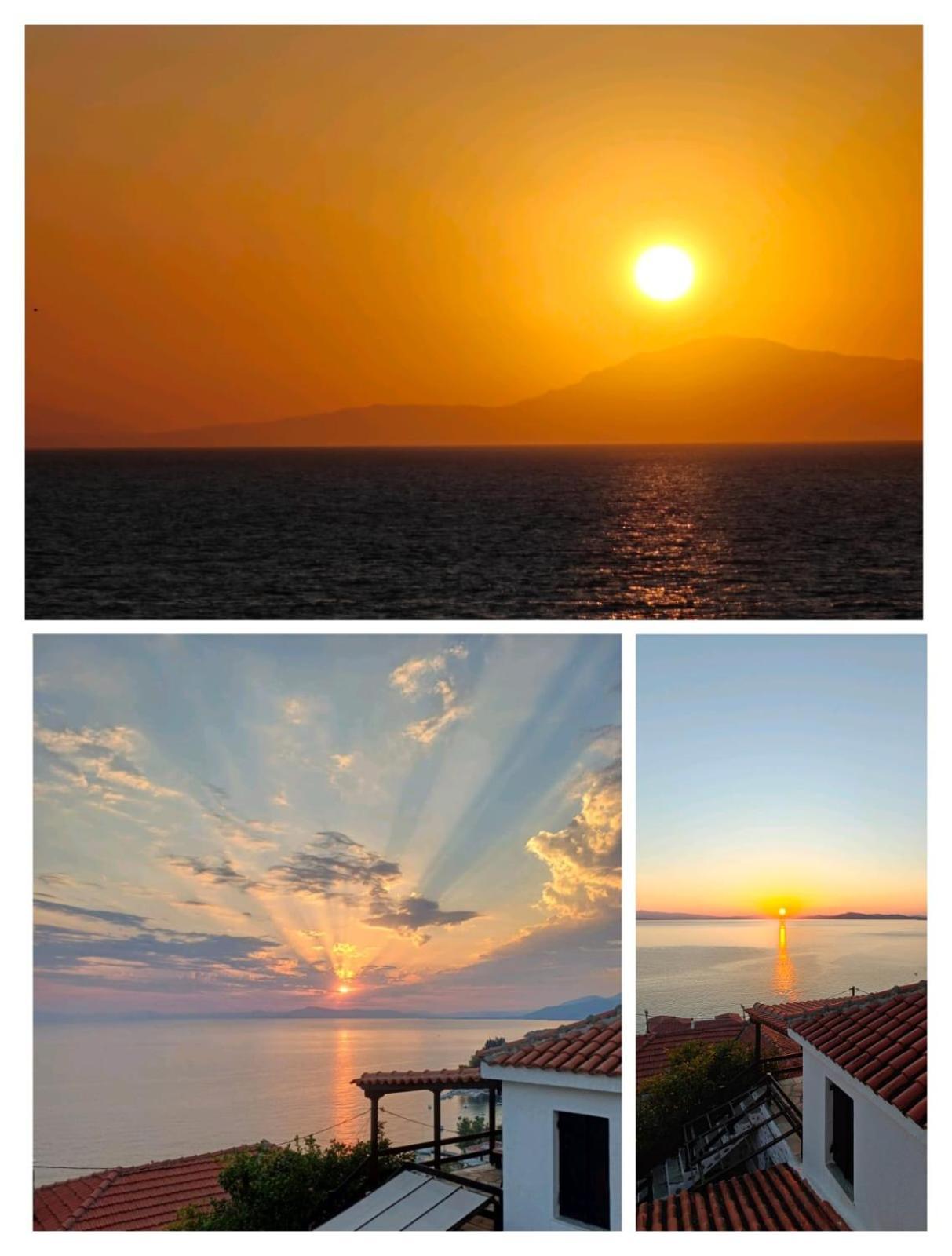 The Pagasetic Balcony - Magestic Sea Cottage โวโลส ภายนอก รูปภาพ